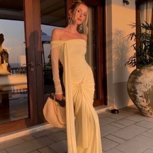 Deme by Gabriella Heloise Dress in Butter Yellow